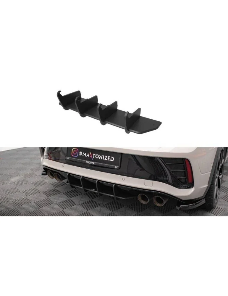 Gamme Street Pro Central Diffuseur Arrière VOLKSWAGEN T-Roc R MK1 Facelift - Maxton
