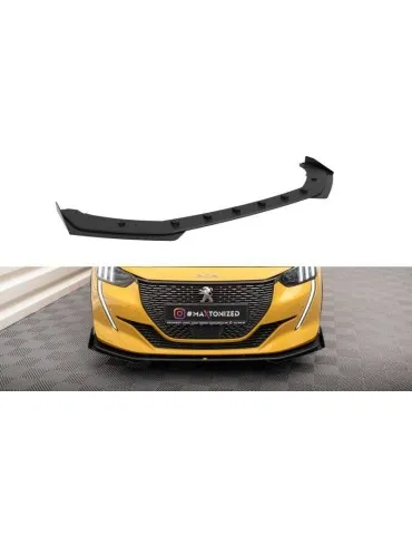 Gamme Street Pro Lame de Pare-chocs Avant + Volets latéraux PEUGEOT 208 GT MK2 - Maxton