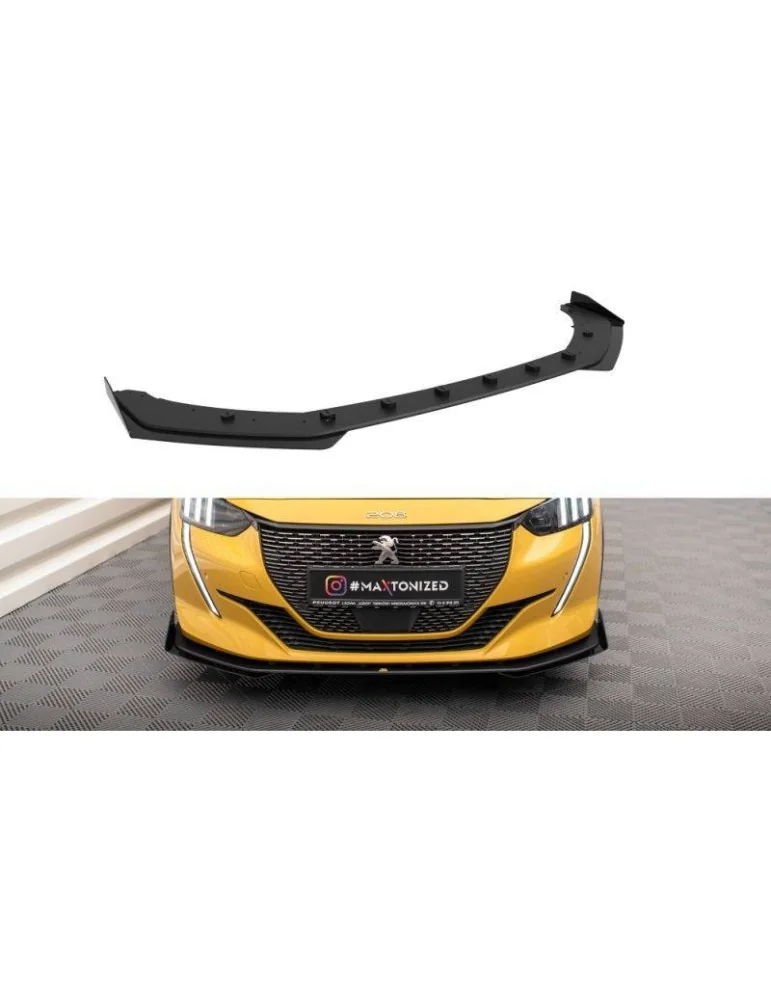 Gamme Street Pro Lame de Pare-chocs Avant + Volets latéraux PEUGEOT 208 GT MK2 - Maxton