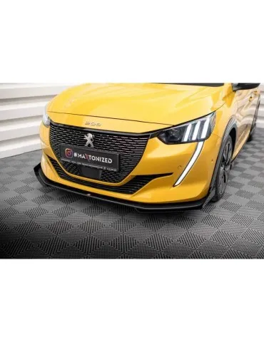 Gamme Street Pro Lame de Pare-chocs Avant + Volets latéraux PEUGEOT 208 GT MK2 - Maxton