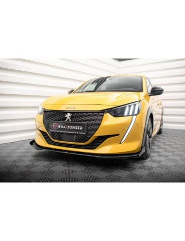 Gamme Street Pro Lame de Pare-chocs Avant + Volets latéraux PEUGEOT 208 GT MK2 - Maxton