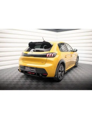 Gamme Street Pro Lame de Pare-chocs Arrière + Volets latéraux PEUGEOT 208 GT MK2 - Maxton