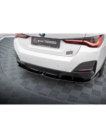 Diffuseur central Arrière (avec une barre verticale) V.2 BMW i4 M-Pack G26 - Maxton