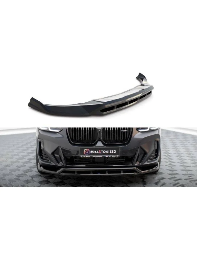 Lame de Pare-chocs Avant BMW X3 M-Pack G01 Facelift - Maxton