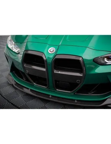 Fibre de carbone Grille Avant BMW M4 G82 / M3 G80 - version with radar With ACC Sensor - Maxton