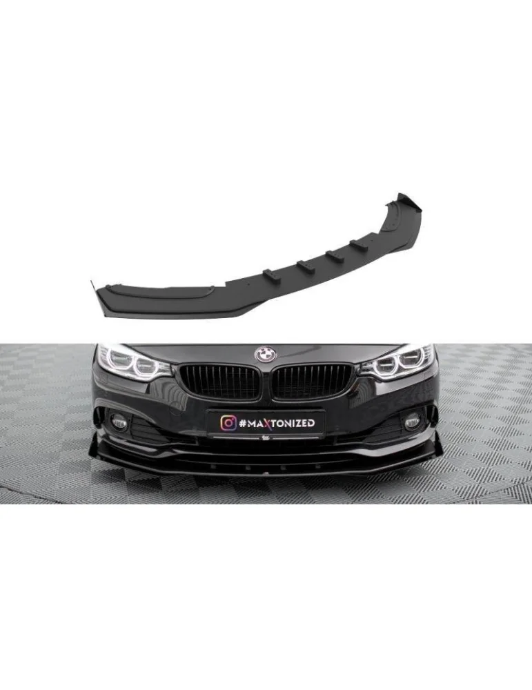 Gamme Street Pro Lame de Pare-chocs Avant + Volets latéraux BMW 4 Gran Coupe F36 - Maxton