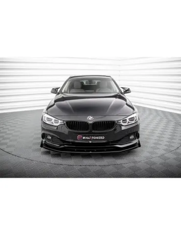 Gamme Street Pro Lame de Pare-chocs Avant + Volets latéraux BMW 4 Gran Coupe F36 - Maxton