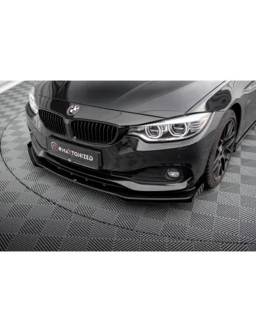 Gamme Street Pro Lame de Pare-chocs Avant + Volets latéraux BMW 4 Gran Coupe F36 - Maxton