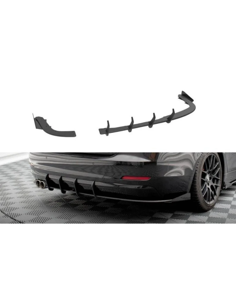 Gamme Street Pro Lame de Pare-chocs Arrière + Volets latéraux BMW 4 Gran Coupe F36 - Maxton