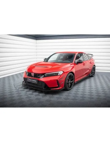 Gamme Street Pro Lame de Pare-chocs Avant + Volets latéraux HONDA CIVIC Type-R Mk 11 - Maxton