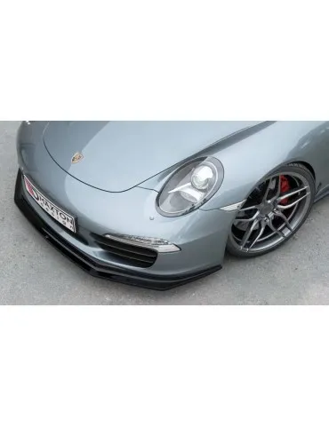 Lame de Pare-chocs Avant V.2 PORSCHE 911 Carrera 991 - Maxton