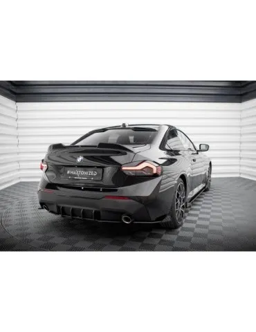 Gamme Street Pro Lame de Pare-chocs Arrière + Volets latéraux BMW 2 Coupe G42 - Maxton