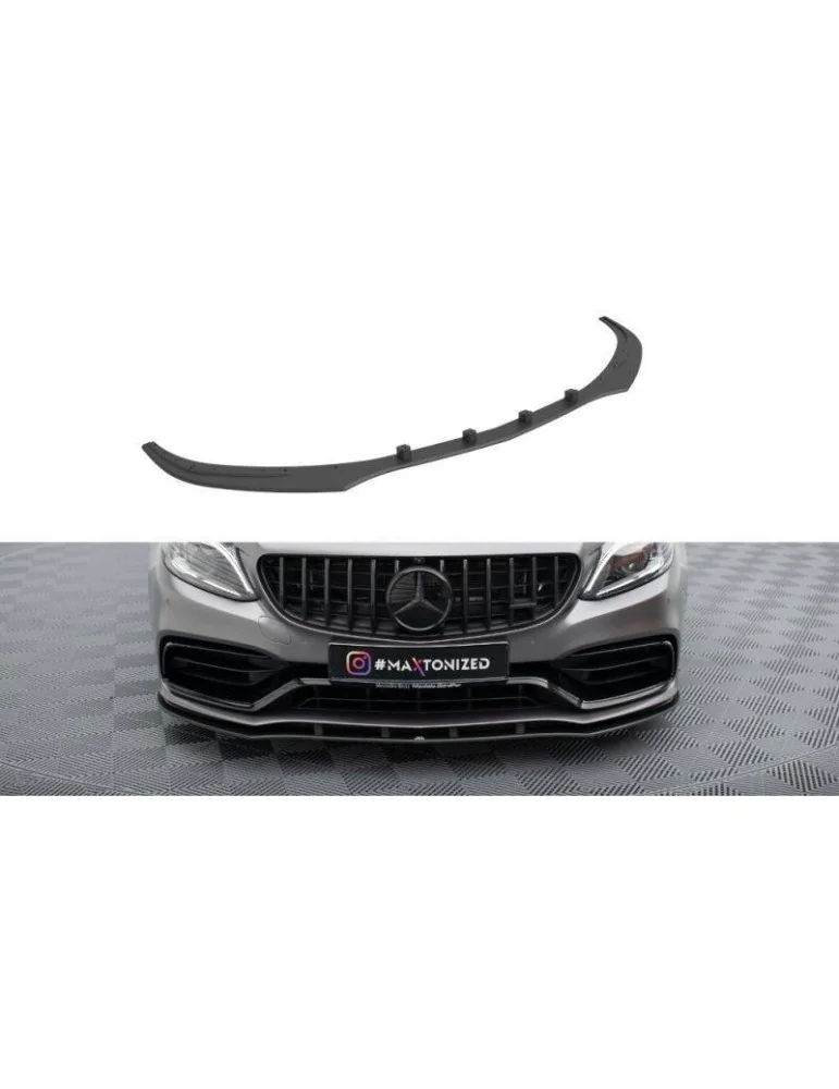 Gamme Street Pro Lame de Pare-chocs Avant MERCEDES-AMG C63 Sedan / Estate W205 Facelift - Maxton
