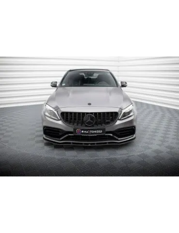 Gamme Street Pro Lame de Pare-chocs Avant MERCEDES-AMG C63 Sedan / Estate W205 Facelift - Maxton