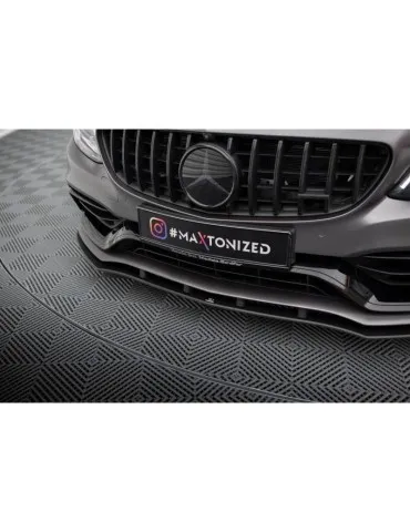 Gamme Street Pro Lame de Pare-chocs Avant MERCEDES-AMG C63 Sedan / Estate W205 Facelift - Maxton