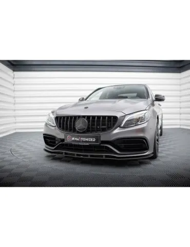 Gamme Street Pro Lame de Pare-chocs Avant MERCEDES-AMG C63 Sedan / Estate W205 Facelift - Maxton