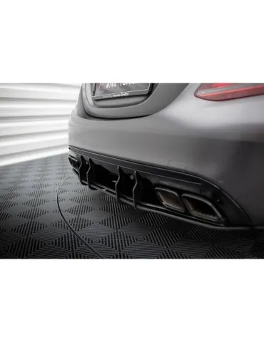 Gamme Street Pro Central Diffuseur Arrière MERCEDES-AMG C63 Sedan / Estate W205 Facelift - Maxton