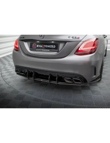 Gamme Street Pro Central Diffuseur Arrière MERCEDES-AMG C63 Sedan / Estate W205 Facelift - Maxton