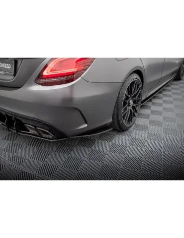 Gamme Street Pro Lame de Pare-chocs Arrière MERCEDES-AMG C63 Sedan / Estate W205 Facelift - Maxton