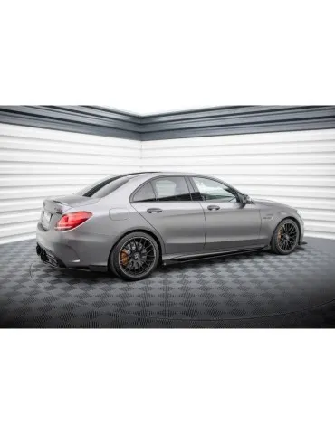 Gamme Street Pro Extension / Rajout de Bas de caisse + Volets latéraux MERCEDES-AMG C63 Sedan / Estate W205 Facelift - Maxton