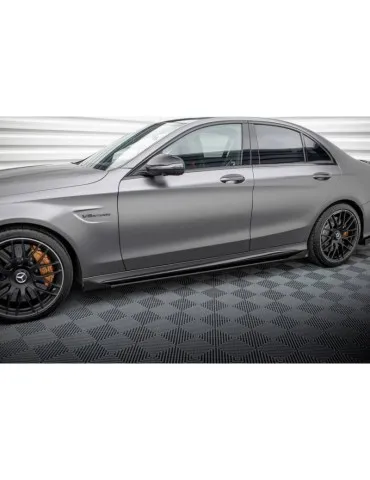 Gamme Street Pro Extension / Rajout de Bas de caisse + Volets latéraux MERCEDES-AMG C63 Sedan / Estate W205 Facelift - Maxton