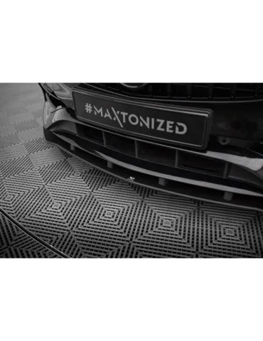Gamme Street Pro Lame de Pare-chocs Avant MERCEDES-BENZ A AMG-Line W176 Facelift - Maxton