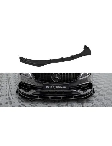 Gamme Street Pro Lame de Pare-chocs Avant + Volets latéraux MERCEDES-BENZ A AMG-Line W176 Facelift - Maxton