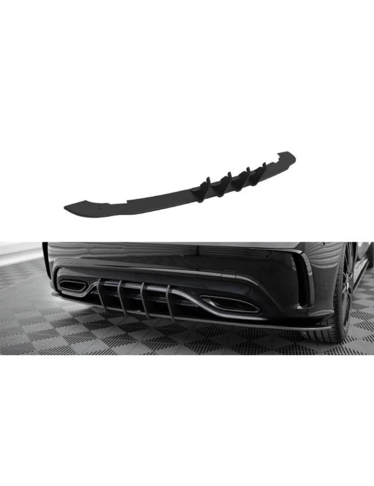 Gamme Street Pro Central Diffuseur Arrière MERCEDES-BENZ A AMG-Line W176 Facelift - Maxton