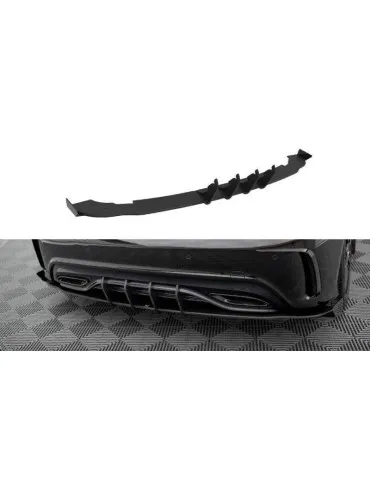 Gamme Street Pro Lame de Pare-chocs Arrière + Volets latéraux MERCEDES-BENZ A AMG-Line W176 Facelift - Maxton