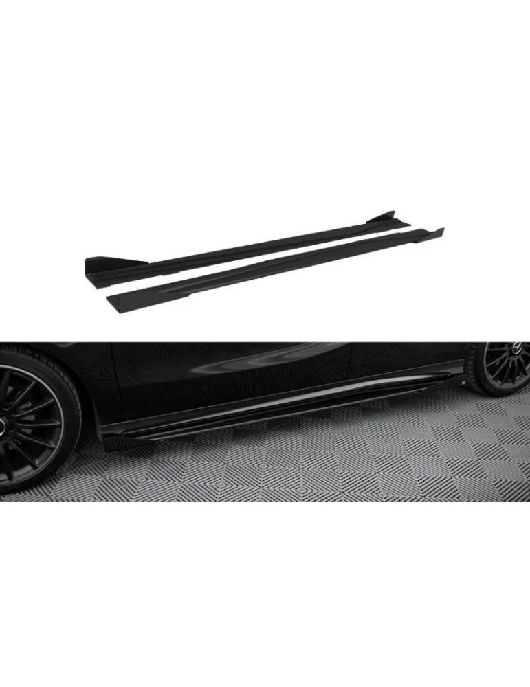 Gamme Street Pro Extension / Rajout de Bas de caisse + Volets latéraux MERCEDES-BENZ A AMG-Line W176 Facelift - Maxton