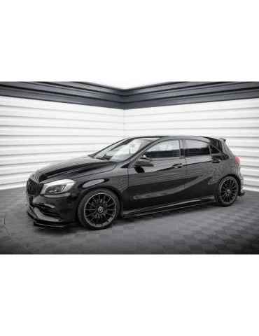 Gamme Street Pro Extension / Rajout de Bas de caisse + Volets latéraux MERCEDES-BENZ A AMG-Line W176 Facelift - Maxton