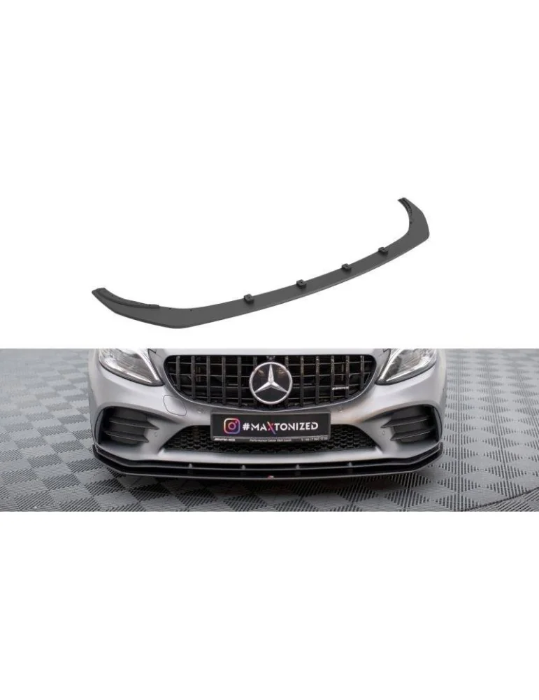 Gamme Street Pro Lame de Pare-chocs Avant MERCEDES-AMG C43 Coupe C205 Facelift - Maxton