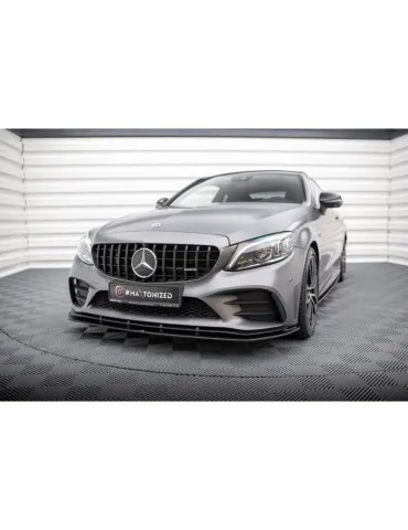 Gamme Street Pro Lame de Pare-chocs Avant MERCEDES-AMG C43 Coupe C205 Facelift - Maxton