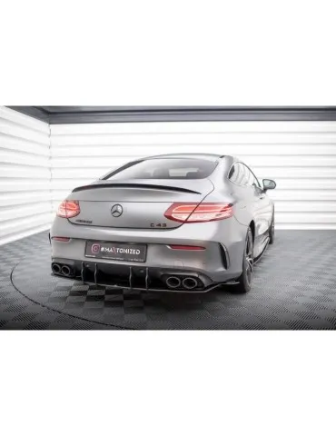 Gamme Street Pro Central Diffuseur Arrière MERCEDES-AMG C43 Coupe C205 Facelift - Maxton