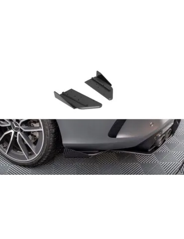 Gamme Street Pro Lame de Pare-chocs Arrière + Volets latéraux MERCEDES-AMG C43 Coupe C205 Facelift - Maxton