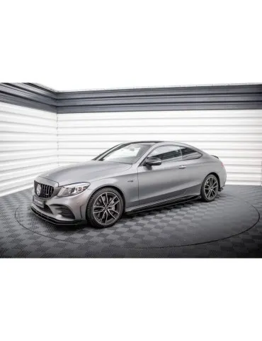 Gamme Street Pro Extension / Rajout de Bas de caisse + Volets latéraux MERCEDES-AMG C43 Coupe C205 Facelift - Maxton