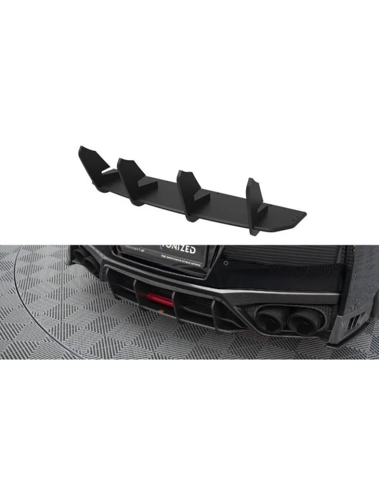 Gamme Street Pro Central Diffuseur Arrière NISSAN GTR R35 Facelift - Maxton