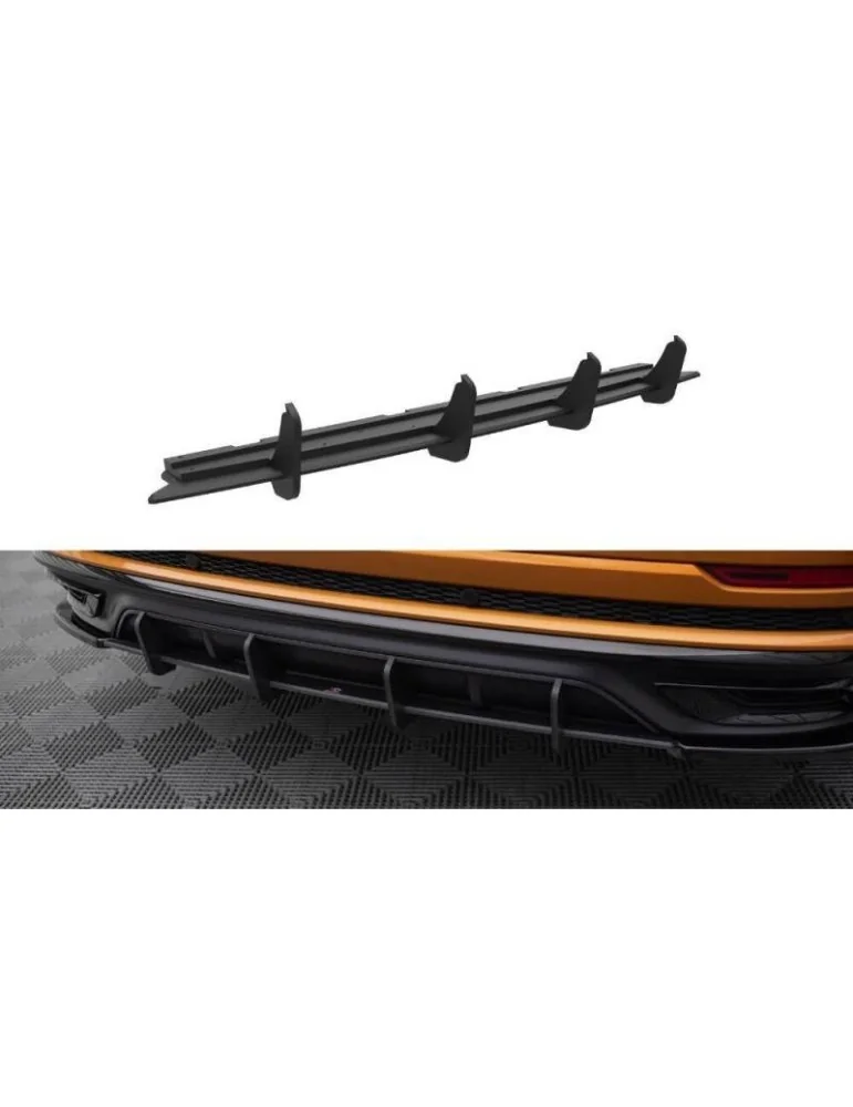 Gamme Street Pro Central Diffuseur Arrière AUDI Q8 S-LINE MK1 - Maxton