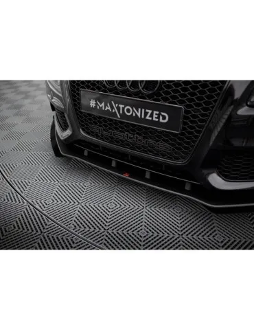 Gamme Street Pro Lame de Pare-chocs Avant + Volets latéraux AUDI S5 / A5 S-LINE 8T - Maxton