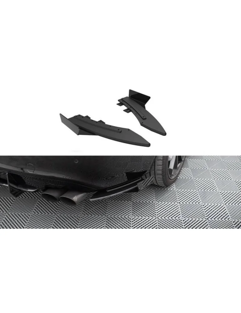 Gamme Street Pro Lame de Pare-chocs Arrière + Volets latéraux AUDI S5 / A5 S-LINE Coupe / Cabriolet 8T - Maxton