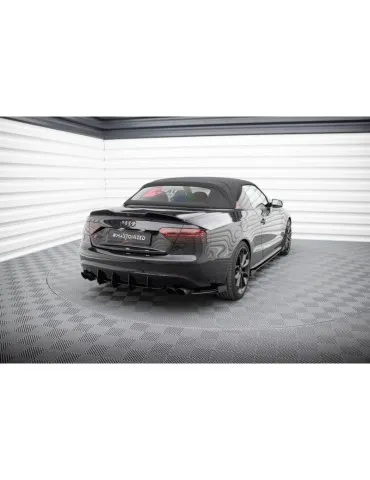 Gamme Street Pro Lame de Pare-chocs Arrière + Volets latéraux AUDI S5 / A5 S-LINE Coupe / Cabriolet 8T - Maxton