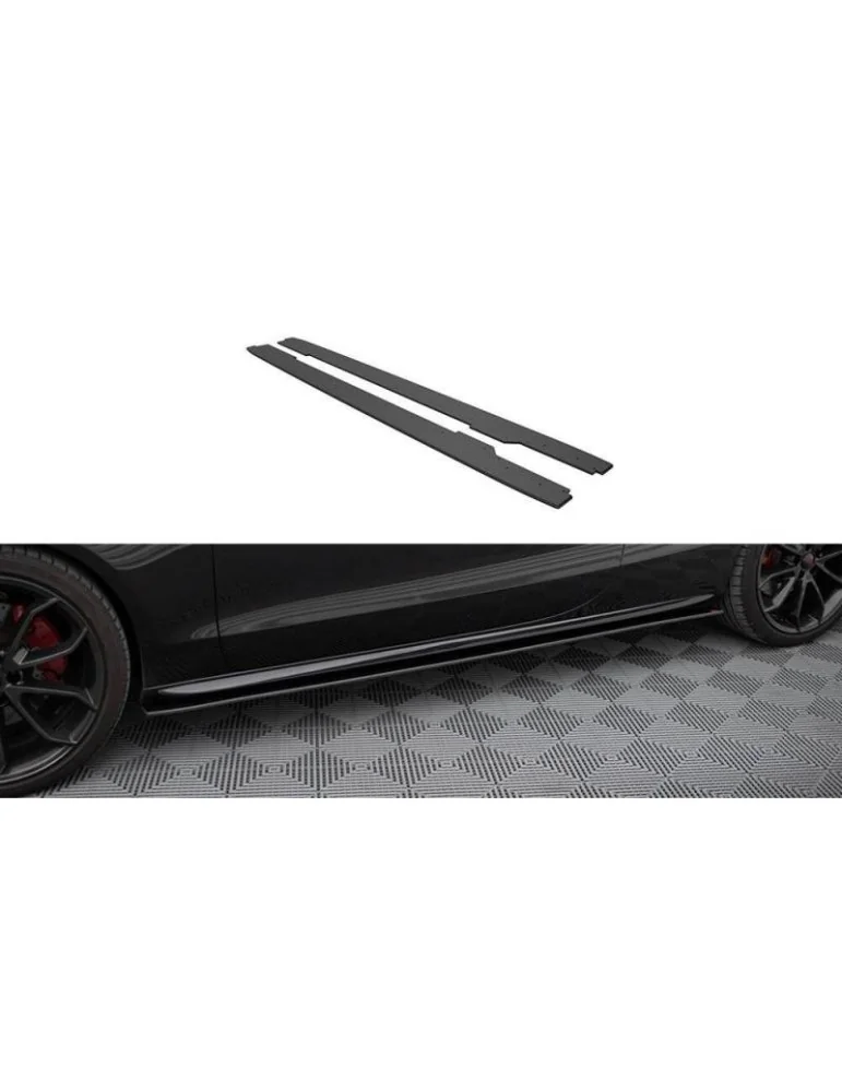 Gamme Street Pro Extension / Rajout de Bas de caisse AUDI A5 / A5 S-LINE / S5 Coupe / Cabrio 8T / 8T Facelift - Maxton