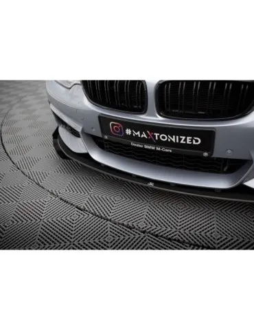 Gamme Street Pro Lame de Pare-chocs Avant + Volets latéraux BMW 4 Coupe M-Pack F32 - Maxton