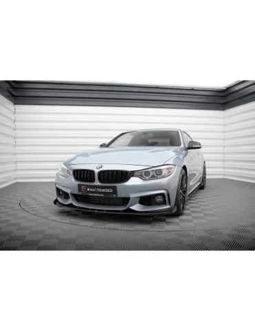 Gamme Street Pro Lame de Pare-chocs Avant + Volets latéraux BMW 4 Coupe M-Pack F32 - Maxton
