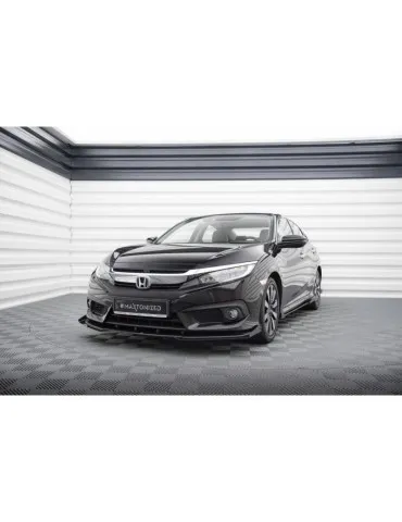 Gamme Street Pro Lame de Pare-chocs Avant + Volets latéraux HONDA CIVIC MK10 - Maxton