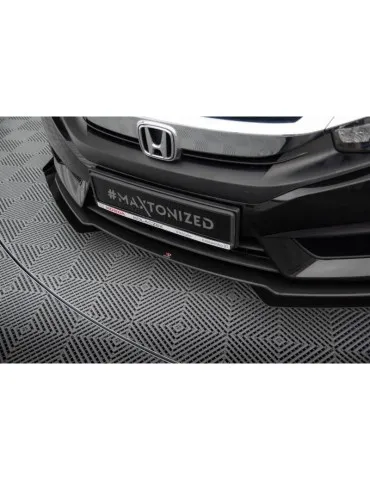 Gamme Street Pro Lame de Pare-chocs Avant + Volets latéraux HONDA CIVIC MK10 - Maxton