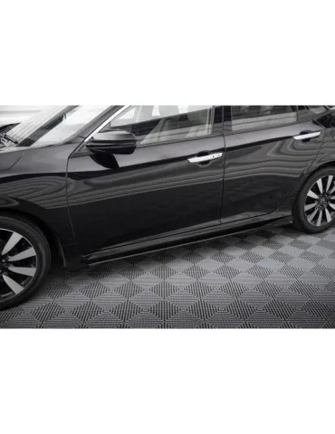 Gamme Street Pro Extension / Rajout de Bas de caisse + Volets latéraux HONDA CIVIC MK10 - Maxton