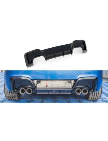 Lame / Diffuseur du Pare-chocs Arrière V.2 BMW M135i F20 - Maxton