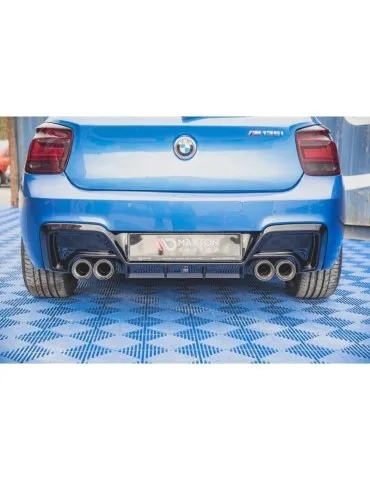 Lame / Diffuseur du Pare-chocs Arrière V.2 BMW M135i F20 - Maxton