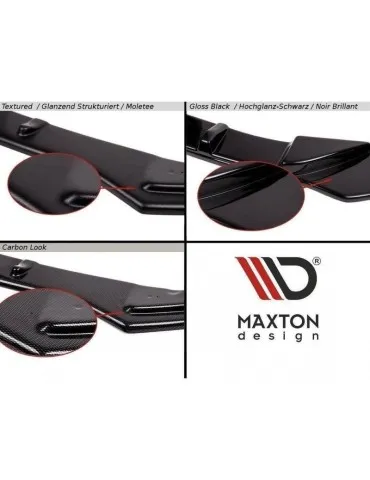 Lame de Pare-chocs Arrière BMW 5 F11 M-PACK (avec deux extrémités d'échappement doubles) - Maxton